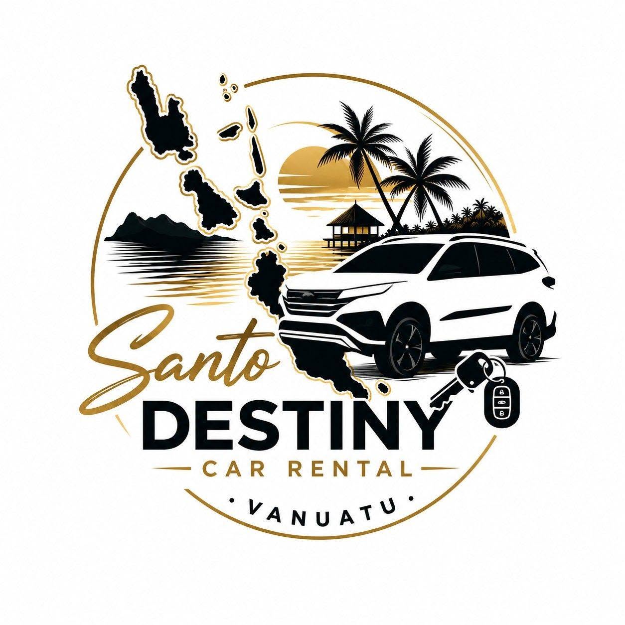 Santo Destiny Car Rental Logo